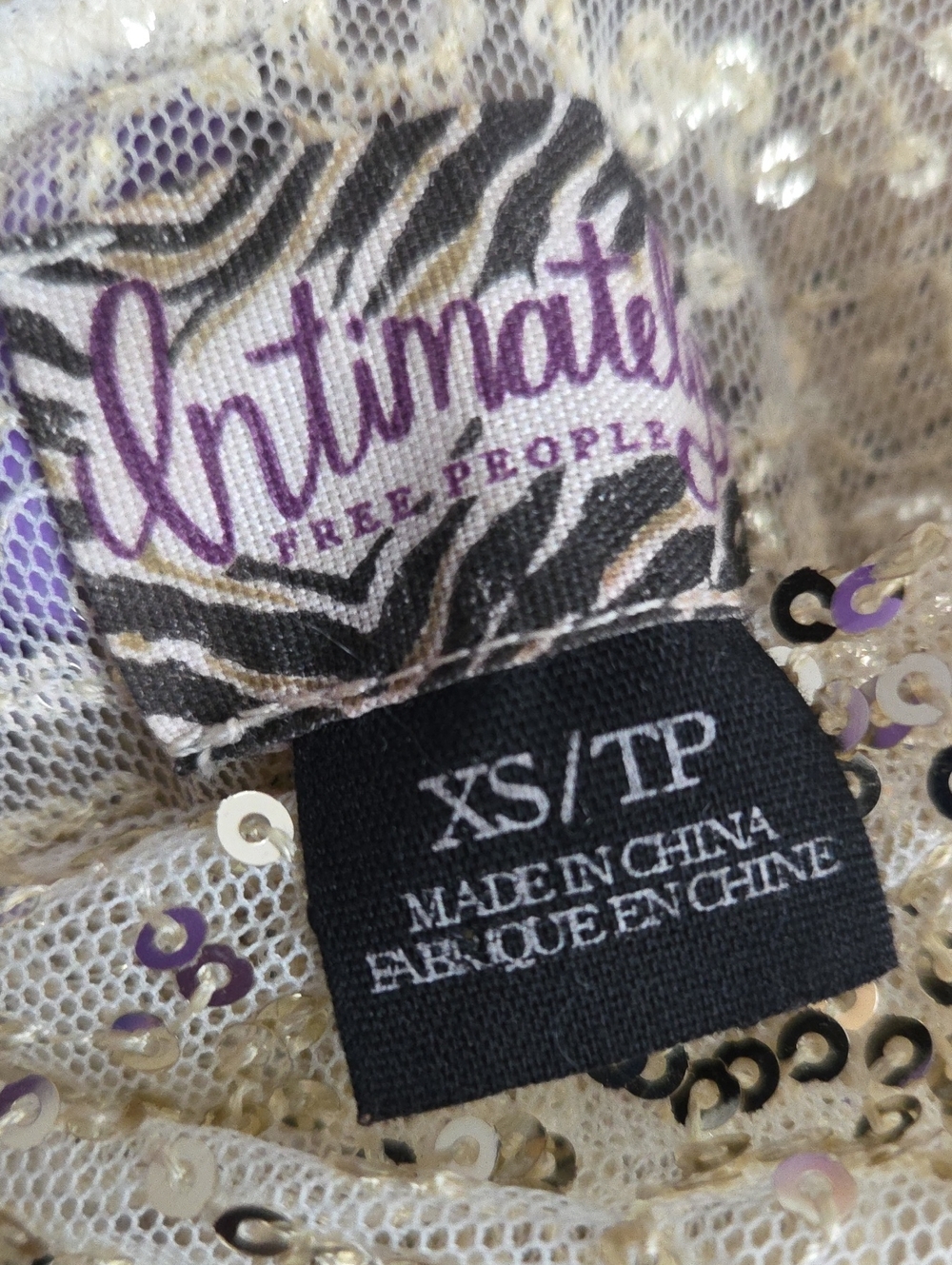 Free People Sheer Sequin Camisole - Picture 5 of 6